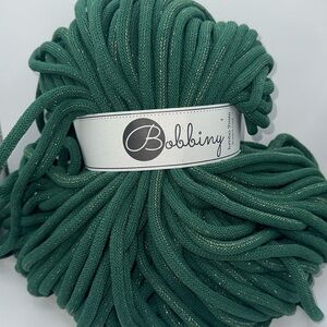Bobbiny Jumbo Cotton Cord Golden Pine Green